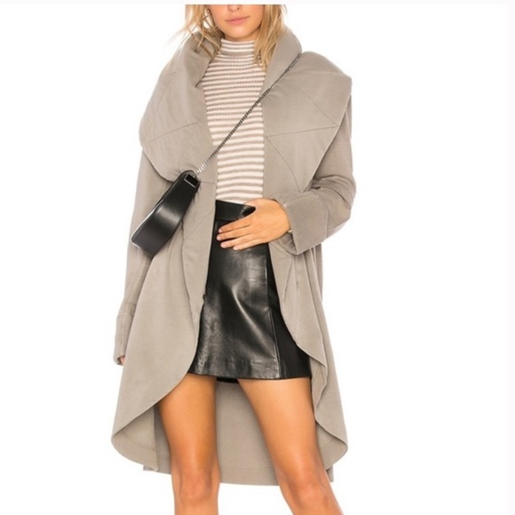 Bagatelle Quilted Drape Coat - Picture 9 of 13